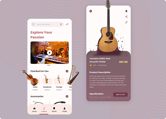 Music Instruments Store App
